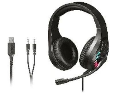 A4Tech Bloody G230P Auscultadores USB/AUX 3.5mm 4P, Preto, A4Tech