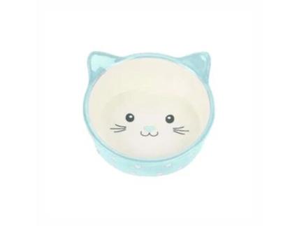 Comedouro Polka Cat Azul