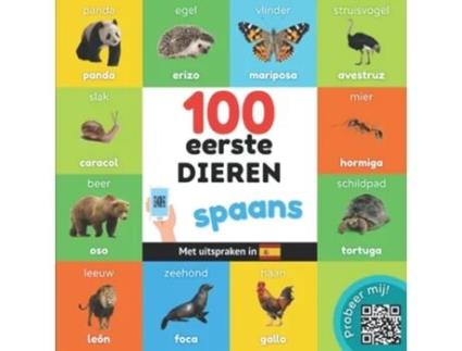 Livro 100 Eerste Dieren In Het Spaans De Yukismart (holandês)