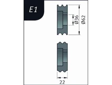 3880131 Rodillo Para Sbm140 12 Tipo E1 Metallkraft