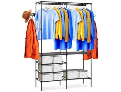 Massido Percha de Pé Negra 686600 - Elegância e Funcionalidade