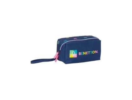 Benetton Cool Estojo Quadrado Grande 22x1x1cm Safta
