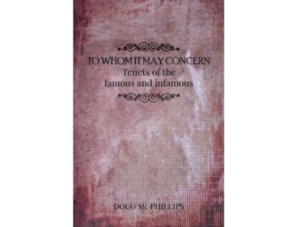 Livro To whom It May Concern de Doug McPhillips (Inglês)