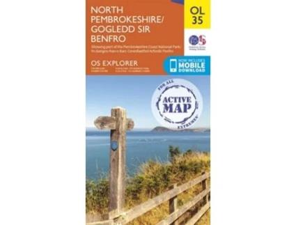 Livro North Pembrokeshire De Ordnance Survey (inglês)