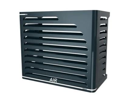 Cobertura De Ar Condicionado - Curve - Antracite - Tamanho M (l 100cm - A 85cm - P 50cm) - Box Air Klima