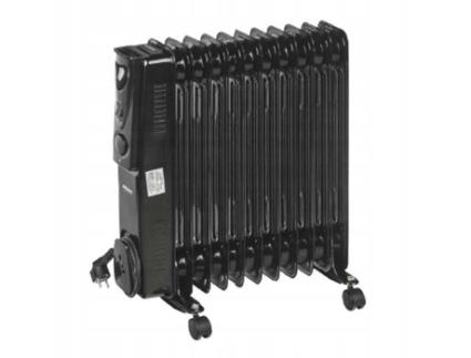 Grzejnik Olejowy 11 Zeberek 2500w Czarny Volteno