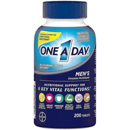 One A Day Um por dia para homens suplemento dietético multivitamínico, comprimidos, 200 Ea