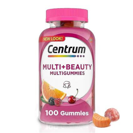 Centrum Multi Gummies Para Saúde & Beleza, 100 Ea