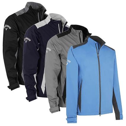 Jaqueta Ajustável Impermeável Swing Tech 2025 Stormlite II para Homens da Callaway Golf Peacoat/Azul Pérola S