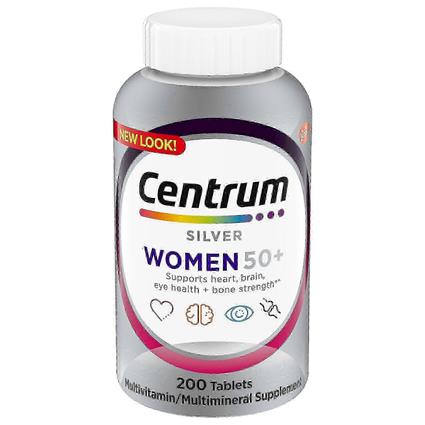 Centrum mulheres prata 50 + multivitamínico, comprimidos, Ea 200