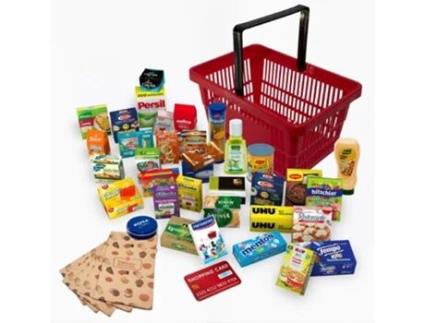 Conjunto de supermercado com cesto de compras 42 peças Ocio Trends
