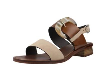 Sapatos De Mulher Plumers Tecido Castanho (37)