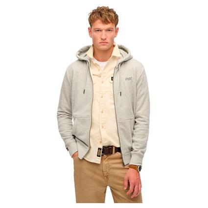 Superdry Moletom Com Fecho Essentials Logo