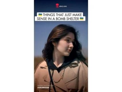 Livro Things That Just Make Sense In A Bomb Shelter De Valeria Shashenok E @valerisssh (inglês - Capa Dura)