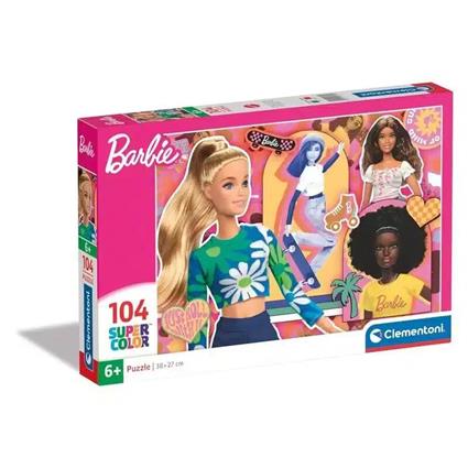 Puzzle Barbie 104 Piezas Super Color Edición Skate 25753 Clementoni Clementonimás De 5 Años