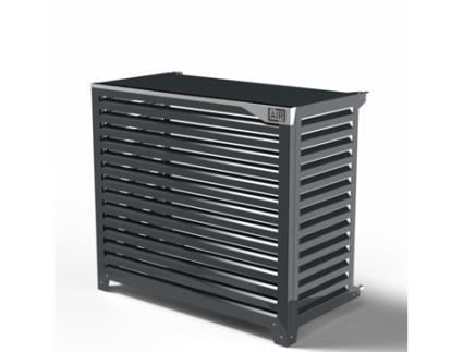 Cobertura Da Bomba De Calor - Big Blade - Antracite - Pavimento Junto À Parede Tamanho Xxl (l 135cm - A 120cm - P 68cm) - Box Air Klima