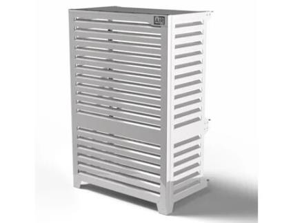Cobertura Da Bomba De Calor - Big Blade - Branco - Pavimento Junto À Parede Tamanho Vl (l 105cm - A 158cm - P 59cm) - Box Air Klima