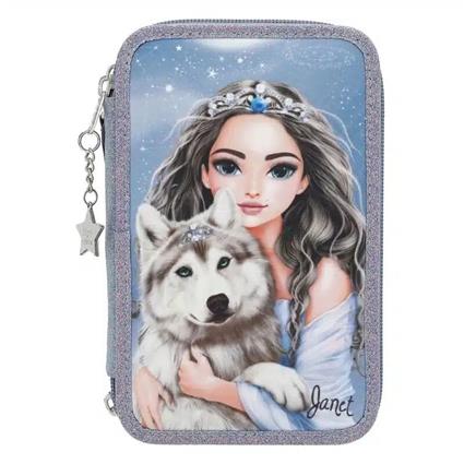 Topmodel Estuche Triple Wolf Con Material Escolar 13149 Depesche Depeschemás De 6 Años