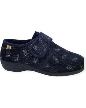 Pantufas de Mulher BEREVERE ZAPATILLA VELCRO AZUL