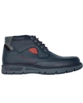 Botins de Homem e Menino RIVERTY BOTA PIEL HOMBRE NEGRO