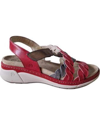 Sandálias de Mulher SUAVE BY LEYLAND SANDALIAS CUNA LEYLAND AMATISTA VARIOS 3315 ROJO