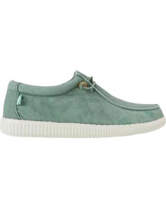 Sapatos de Homem WALK IN PITAS WALLABI WP150 WASHED MENTA VERDE