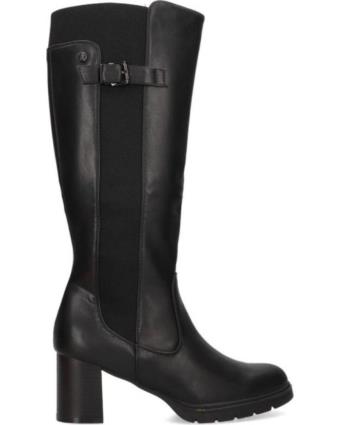 Botas de Mulher HISPAFLEX BOTA ALTA CON TACON PARA MUJER 2410 COLOR NEGRO