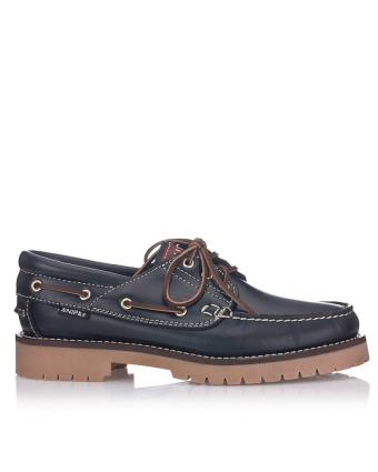 Sapatos de Homem e Menino SNIPE NAUTICOS CORDONES 21201 MARINO