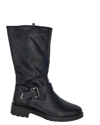 Botas de Mulher DAVINIA BOTA PLANA MUJER NEGRO