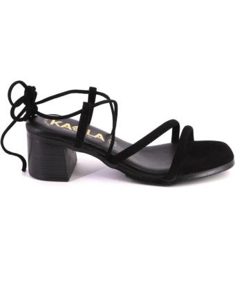 Sandálias de Mulher KAOLA 979 SANDALIAS DE MUJER ANTE SERRAJE NEGRO