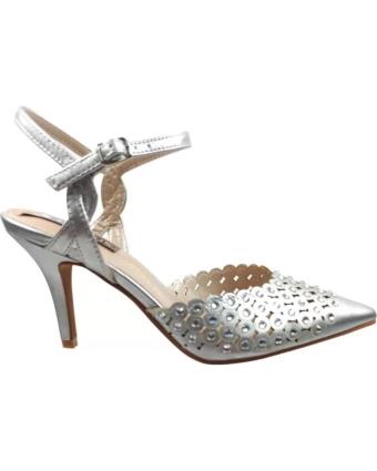 Sandálias de Mulher TIMBOS SANDALIA TACON FIESTA PLATA MUJER 128034 PLATEADO