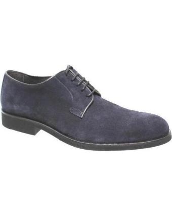 Sapatos de Homem SERGIO SERRANO ZAPATO ANTE CON CORDONES AZUL