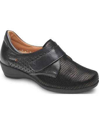 Mocassins de Mulher CALZAMEDI ZAPATOS ELASTICO 0685 NEGRO