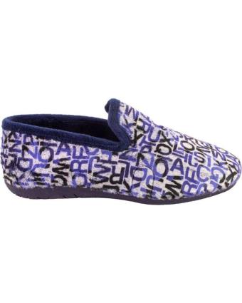 Pantufas de Homem CABRERA 9626 ZAPATILLAS DE CASA CERRADA DE HOMBRE AZUL MARIN AZUL MARINO
