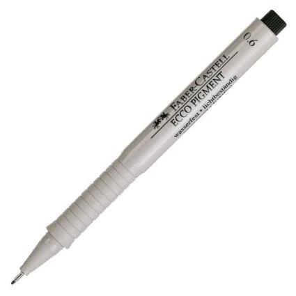Caneta Faber-Castell Preto 0,6 mm (Recondicionado A+)