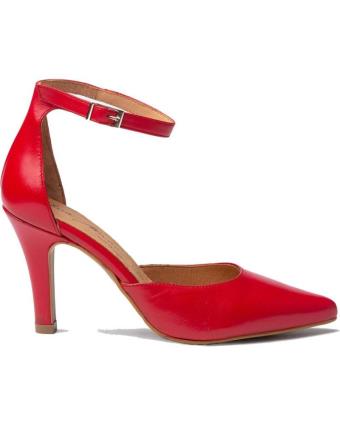 Sapatos de salto de Mulher EVA MAÑAS SALON FIESTA PIEL 1488 ROJO