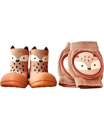 Bebé de Menina e Menino ATTIPAS SET REGALO RODILLERAS FOX GSF ROSA
