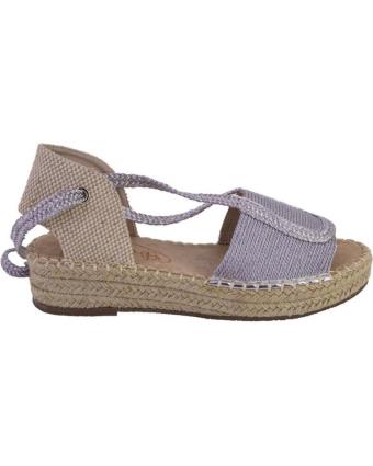 Sandálias de Mulher MANDARINA 861 ALPARGATAS DE MUJER PLATA