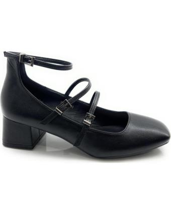 Sapatos de salto de Mulher KISS LEISS ZAPATOS SALON MUJER PULSERAS HEBILLAS NEGRO