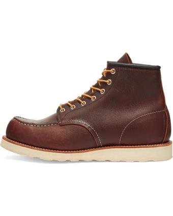 Botins de Homem RED WING 8138 HERITAGE WORK 6 MOC TOE BOOT BRIAR OIL SLICK - 40 BROWN