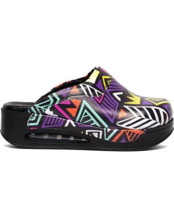 Tamancos de Mulher ZUEKOOS ZUECO SANITARIO TRIANGLES NEGRO