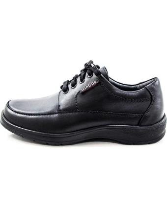 Sapatos de Homem MEPHISTO MOBILS EZARD LISO NEGRO