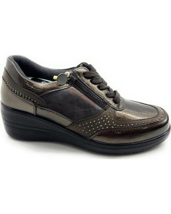 Sapatos de Mulher CHIC VISION ZAPATO CONFORT MYSOFT CUNA CORDON-CREMAL MORADO