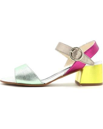 Sandálias de Mulher CAYETANO GIMENEZ SANDALIA FANTASIA 19155 PLATA MULTICOLOR
