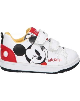 Esportes de Menina e Menino GEOX B021LA 08554 B NEW FLICK C0050 WHITE-RED BLANCO