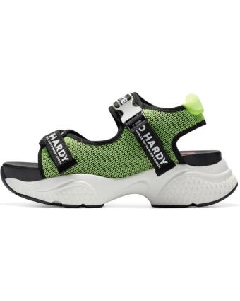 Sandálias de Mulher ED HARDY AQUA SANDAL GREEN-BLACK VERDE OLIVA-NEGRO