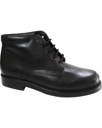 Botins de Homem CALZADOS ALMENA BOTA CABALLERO CORDONES FORRO PIEL NEGRO