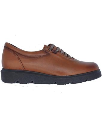 Sapatos de Mulher PEPE MENARGUES ZAPATO PIEL ELASTICOS MARRóN