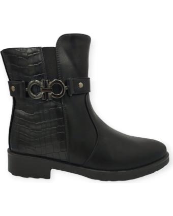 Botins de Mulher DAVINIA BOTA NEGRA CONFORT NEGRO