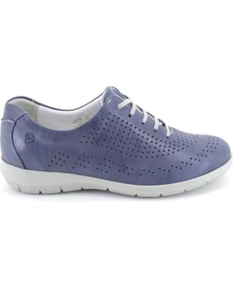 Esportes de Mulher SUAVE 3603 ZAPATILLAS CASUAL DE MUJER PIEL AZUL JEANS